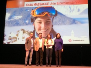Júlia Massaegué - Atleta promes - Festa Esport Vigatà 2015