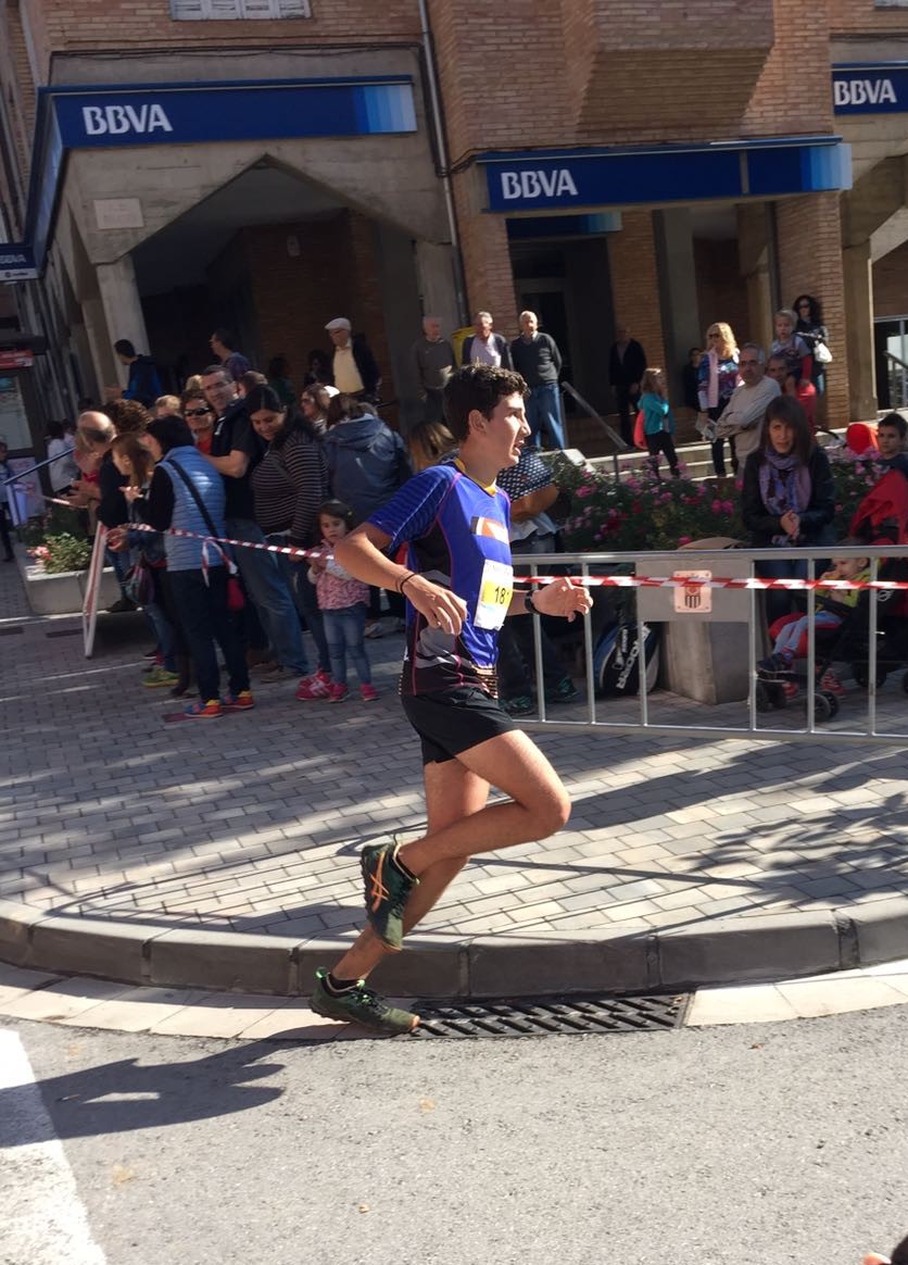 Nogué en el transcurs del Trail del Bisaura